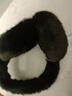 匹克 女士耳罩護耳套耳朵套耳包可折疊毛絨保暖耳罩冬季保暖耳捂 黑色 曬單實(shí)拍圖