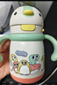 babycare小企鵝兒童保溫杯嬰幼兒寶寶保溫奶瓶水壺學飲直飲吸管杯兒童水杯 贈直通吸嘴- 把手款淺嗬綠 300ml 曬單實拍圖