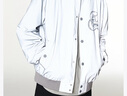 杰克·瓊斯（JACK&JONES）男裝秋季時尚潮百搭舒適上衣寬松反光棒球領夾克外套男224321045 E39 淺灰色 XL 曬單實拍圖
