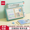 得力（deli）筆記本禮盒套裝未來(lái)可期手帳禮盒畢業(yè)禮物（中性筆/B6精裝本/貼紙/記事貼/金屬書簽）SZ078 曬單實(shí)拍圖
