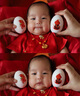 G.DUCKKIDS小黃鴨嬰兒衣服夏季中國(guó)風(fēng)新生兒連體衣男抓周女寶寶周天周歲禮服 紅色 66cm 尺碼建議0-3個(gè)月8-12斤 曬單實(shí)拍圖