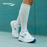 Saucony索康尼TIDE 浪潮3春季25年新款跑步鞋女緩震競速訓練鞋白蘭38.5 曬單實拍圖