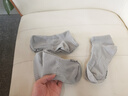 特步四季款男士襪子7A抗菌純棉防臭運動(dòng)男襪吸汗透氣短筒款休閑襪 灰色 【束腰運動(dòng)款】3雙 曬單實(shí)拍圖