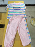 G.DUCKKIDS童裝女童套裝夏季2024新款兒童衣服小童女寶寶彩虹短袖兩件套卡通 粉色 110 (建議身高100-110cm 4-5歲) 曬單實(shí)拍圖