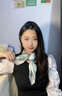 ZEYAUP真絲絲巾女桑蠶絲2025新款小方巾送媽媽長輩生日禮物母親節(jié)禮盒裝 荷花綠色【品牌高檔實用輕奢款】 53*53cm 曬單實拍圖