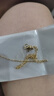 項(xiàng)鏈高級(jí)感女輕奢小眾設(shè)計(jì)ins冷淡風(fēng)鎖骨鏈雙面四葉草可水洗吊墜 金色 四葉花項(xiàng)鏈 A0292 曬單實(shí)拍圖