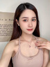 夢可飾星愿獨角獸S925銀夜光項鏈輕奢精致熒光琺瑯吊墜女鎖骨鏈520禮物 星愿獨角獸項鏈 925銀贈禮盒+證書 曬單實拍圖