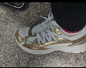 斯凱奇（Skechers）女鞋秋季2025年新款復(fù)古老爹鞋運(yùn)動軟底百搭休閑跑步鞋159306 曬單實拍圖