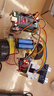 CreateBlock stm32智能小車套件 遙控 循跡 尋跡 超聲波 臂章 51單片機(jī) 定制 套餐H:超聲波搖頭避障(鋰電池版) 曬單實(shí)拍圖