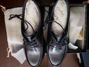 金利來(lái)男鞋秋季新款透氣皮鞋男運動(dòng)休閑鞋真皮鞋子牛皮小碼 大碼47 48碼 黑色 36 曬單實(shí)拍圖