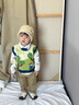 G.DUCKKIDS嬰兒衣服春秋外出服毛衣可愛(ài)超萌小男孩套裝分體一周歲男寶寶秋裝 黃色 小男孩毛衣三件套 90 碼 曬單實(shí)拍圖