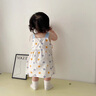 G.DUCKKIDS童裝女童連衣裙夏季嬰兒童公主裙夏天薄款女寶寶裙子嬰幼童吊帶裙 粉色 90 （建議寶寶10-12公斤 24-36個月） 曬單實拍圖