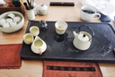石間說 天然烏金石茶盤家用客廳石頭茶臺(tái)大號(hào)簡(jiǎn)約功夫茶具托盤茶道創(chuàng)意 60-30-3CM【高性價(jià)比】 曬單實(shí)拍圖