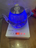 益茶福全自動上水電熱水壺茶臺燒水壺飲水燒水一體機玻璃底部上水單壺茶幾煮茶壺保溫泡茶壺開水壺煲水壺 1L 藍光玻璃壺ZC-S516套裝 曬單實拍圖
