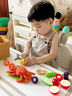 赟婭兒童玩具水果切切樂(lè )剝皮漢堡包過(guò)家家3-6歲廚房做飯女孩生日禮物 可剝切28件套【龍蝦/帝王蟹】蘋(píng)果桶 曬單實(shí)拍圖