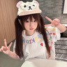 斯睿霖億萬(wàn)少年BUFU潮牌手繪涂鴉短袖T恤男女夏季情侶款美式高街半袖tee 白色 XL 曬單實(shí)拍圖