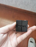 楪嫦德國(guó)品牌魔方合金金屬創(chuàng)意減壓玩具解壓神器發(fā)泄軸承edc指尖陀螺 【銀色210克】+拉鏈?zhǔn)占{包 無(wú)限魔方 曬單實(shí)拍圖