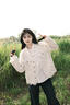NICEBAD【官方正品】(原WORKSOUT)彩色波點(diǎn)小香風(fēng)外套潮流時(shí)尚 米白色 常規(guī) L 曬單實(shí)拍圖