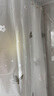 未來(lái)式免打孔伸縮晾衣桿衣架不銹鋼窗簾桿浴簾桿門(mén)簾衣柜撐桿白150-220 曬單實(shí)拍圖