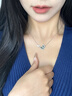 銀暖暖999純銀翡翠玉蝴蝶吊墜項(xiàng)鏈女2025新款老婆七夕情人節(jié)禮物送女友 項(xiàng)鏈+國(guó)檢證書(shū)+米色雙開(kāi)禮盒 曬單實(shí)拍圖
