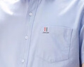 真維斯（JEANSWEST）短袖襯衫男士夏季薄款韓版潮流修身商務(wù)冰絲休閑半袖襯衣棉質(zhì)春秋 灰色 2XL 曬單實(shí)拍圖