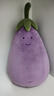 Jellycat活潑茄子可愛(ài)公仔毛絨玩偶食物蔬菜玩偶安撫生日七夕情人節(jié)禮物 活潑茄子 H40 X W22 CM 曬單實(shí)拍圖