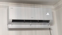 海爾（Haier）空調(diào) 小紅花綻放版 凈省電1.5匹2匹超一級能效變頻冷暖臥室壁掛式掛機大風量防直吹自清潔以舊換新 2匹 一級能效 AI省電 大風量省空間 48E1 曬單實拍圖