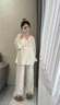 煦凜日本月子襪孕婦夏季薄款純棉寬松口產(chǎn)后長(zhǎng)筒產(chǎn)婦不勒腳純棉中筒襪 本白*4 曬單實(shí)拍圖