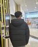 波司登反季羽絨服男女同款可拆帽新國(guó)標(biāo)90絨修身外套B250245910XS 曬單實(shí)拍圖