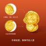 周六福福運(yùn)金鎖足金999黃金吊墜女生日禮物計價A0411067不含鏈約1.3g 曬單實拍圖