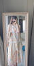 微光里甜美連衣裙2025新款夏日絕美穿搭碎花無(wú)袖背心上衣拼接半身裙套裝 圖片色 M 曬單實(shí)拍圖