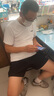 李寧運動套裝V領男女速干冰絲透氣大碼情侶跑步健身速干衣t恤短袖短褲 曬單實拍圖