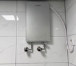 漢遜即熱式熱水器家用速熱電熱水器即熱式電熱水器洗澡沐浴出租屋公寓衛(wèi)生間智能變頻恒溫小型熱水器 8500W 旗艦款（銀色） 曬單實拍圖