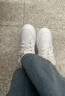 耐克男女童鞋AIR JORDAN 1 AJ1純白低幫板鞋籃球鞋 553560-136 38 曬單實(shí)拍圖