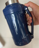 摩飛電器（Morphyrichards）電熱水壺 便攜式燒水壺 家用戶外旅行1L大容量雙層304不銹鋼保溫防燙旅行電水壺電熱水杯MR6061藍 曬單實拍圖