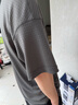 古先森速干冰絲短袖t恤男士圓領(lǐng)夏季2025新款寬松大碼半袖衣服男裝體恤 灰色 XL 【145-160斤】 曬單實(shí)拍圖