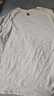 真維斯（Jeanswest）2件裝短袖t恤男款夏季重磅純棉打底衫男新款百搭大碼情侶純色半袖 麻灰色(純色) L (175) (收藏加購優(yōu)先發(fā)) 曬單實(shí)拍圖