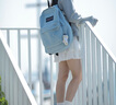 JANSPORT杰斯伯書包輕便雙肩包男女旅行包簡約背包電腦包學(xué)生校園 4QUE7G7霧霾藍-隔層+側(cè)袋 曬單實拍圖