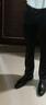 海瀾之家HLA皮鞋男士商務(wù)休閑系帶德比正裝鞋子男H135/H171 黑色45 曬單實(shí)拍圖