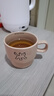 馬克杯ins風薩摩疊疊學生牛奶杯可愛大容量喝水杯家用陶瓷杯 咖色小狗摩疊疊杯 曬單實拍圖