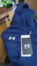 安德瑪（Under Armour）男子運(yùn)動(dòng)外套開(kāi)衫透氣舒適輕盈連帽夾克跑步健身訓(xùn)練上衣 曬單實(shí)拍圖