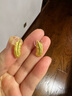 周生生黃金耳釘一對(duì) 愛(ài)情密語(yǔ)羽毛 足金耳飾耳環(huán)女86820E計(jì)價(jià) 3.5克 曬單實(shí)拍圖