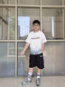 FANGSEN男童短袖T恤套裝夏季2025新款兒童男裝運(yùn)動(dòng)衣服帥氣童裝男孩夏裝 綠色兩件套 150 碼建議身高140CM 曬單實(shí)拍圖