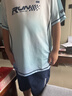 McTicco兒童速干運動套裝男童夏季冰絲羽毛球籃球服大童冰感透氣跑步短袖 17097漸變藍【冰絲速干】 130 130cm 曬單實拍圖