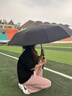 德國品質(zhì)雨傘全自動雨傘遮陽傘兩用雨傘便攜小巧輕便加大加厚加固 Ultra加強款可可黑[抗風(fēng)玻纖傘骨 曬單實拍圖