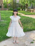 乖妮貓女童夏季裙子2025新款禮服兒童夏裝連衣裙洋氣高級(jí)女大童夏款長(zhǎng)裙 圖片色 160 碼 曬單實(shí)拍圖