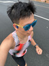 HYPERRUN吳向東同款銳跑Fusion款馬拉松越野個(gè)性時(shí)尚防滑偏光墨鏡 北京城市限定款（冰藍(lán)） 曬單實(shí)拍圖