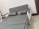 楠姝折疊沙發(fā)床加厚兩用小戶型布藝伸縮床客廳陽臺多功能床2025新款 【1.28m儲物款】+7cm海綿 曬單實拍圖