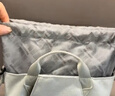 蕉下輕便擴(kuò)容斜挎包迷你包包女包旅行包單肩包托特包 薄煙藍(lán) 曬單實(shí)拍圖