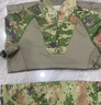 新款新式叢林迷彩蛙服作訓服軍迷服裝套裝戶外防刮耐磨夏季單衣 綠林單上衣 均 碼 175/92-96 曬單實拍圖